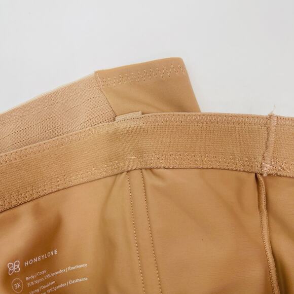 HONEYLOVE SuperPower Shorts Size 3XStrong Support Compression Sand Shapewear - Picture 8 of 15